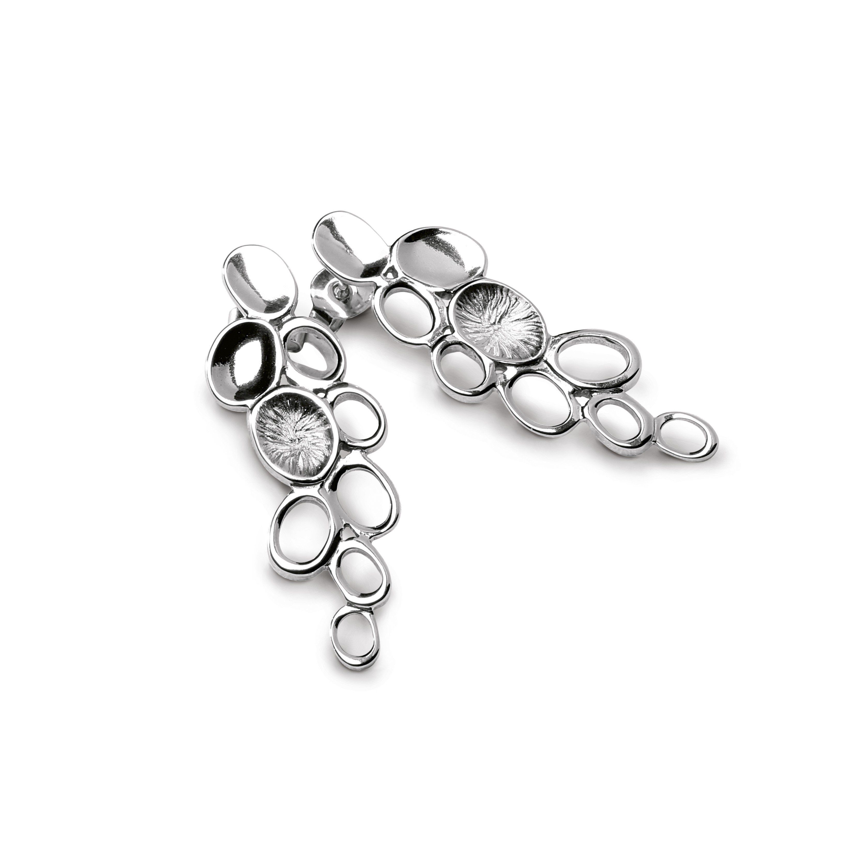 Boucles'doreilles argent Wolffia grandes