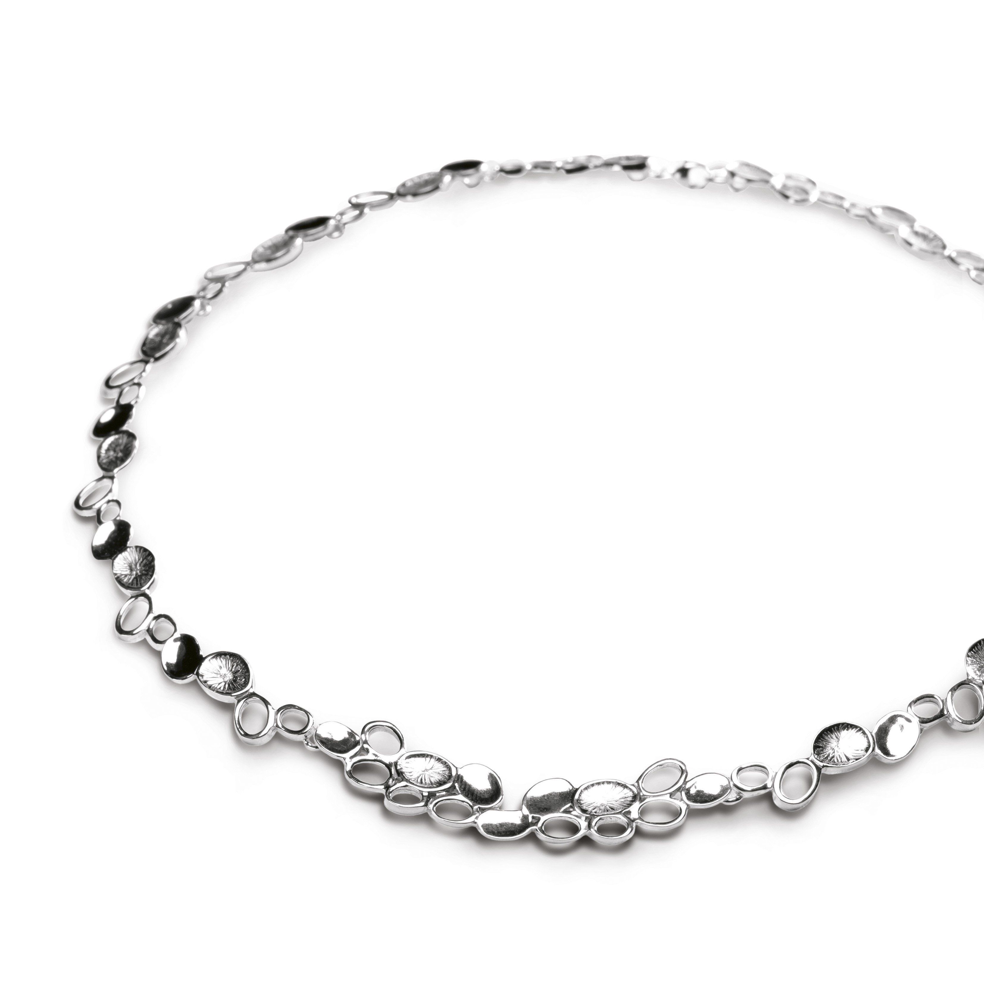 Collier argent Wolffia