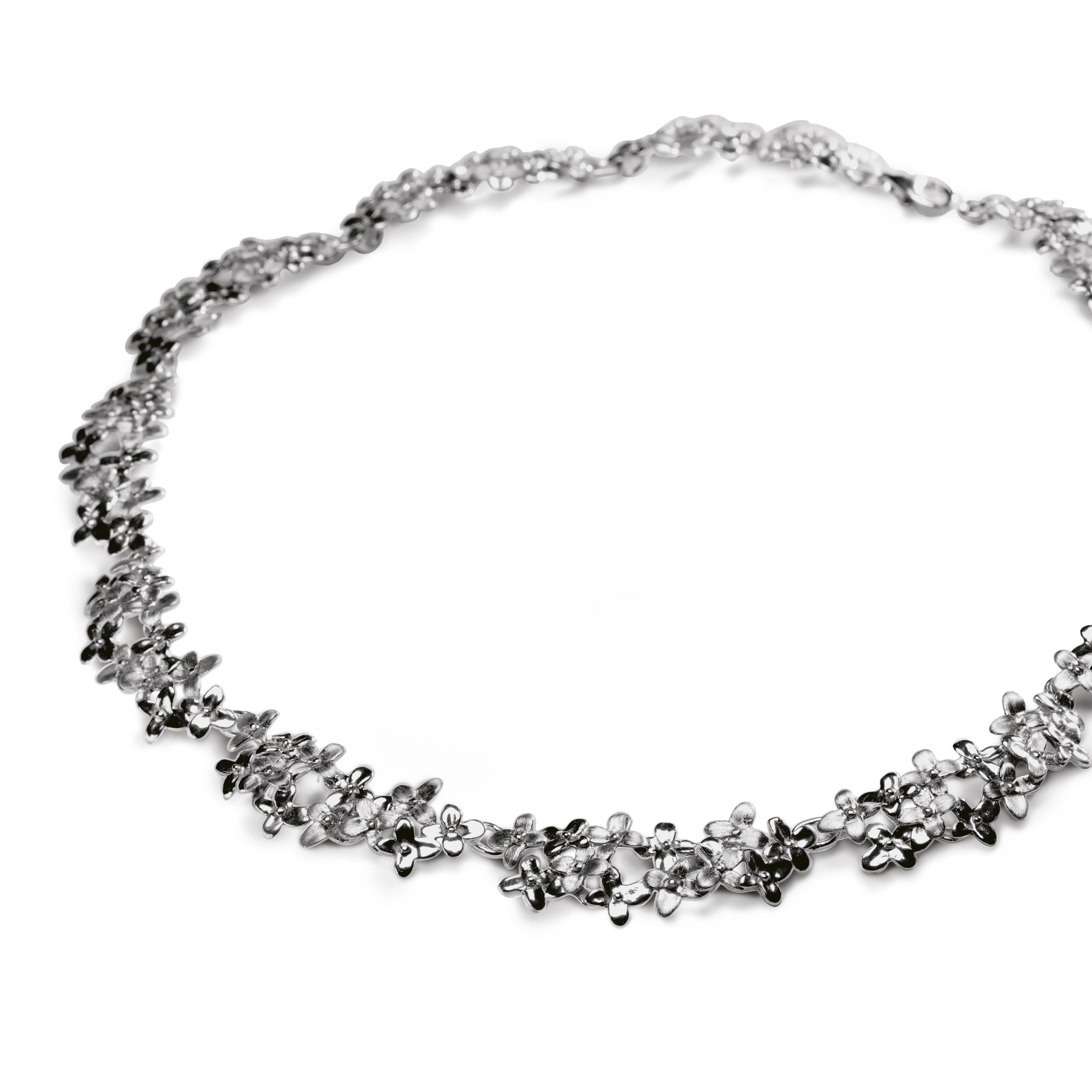 Collier argent Hisakura