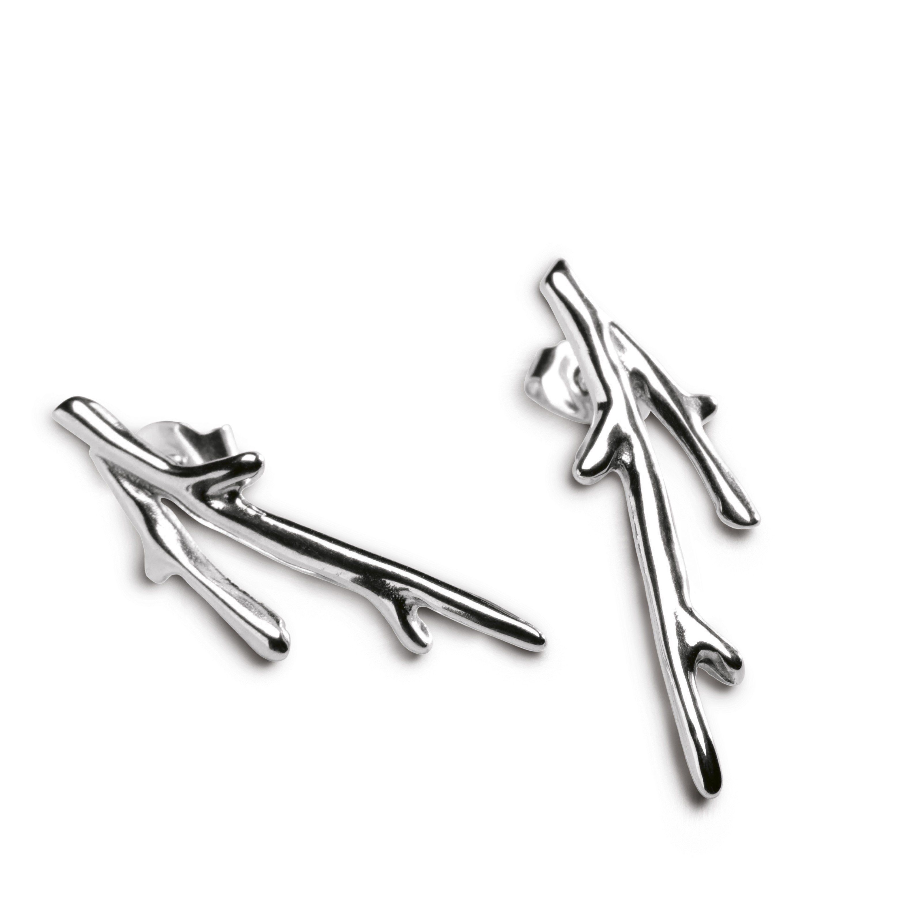 Boucles d'oreilles argent Ramus courtes