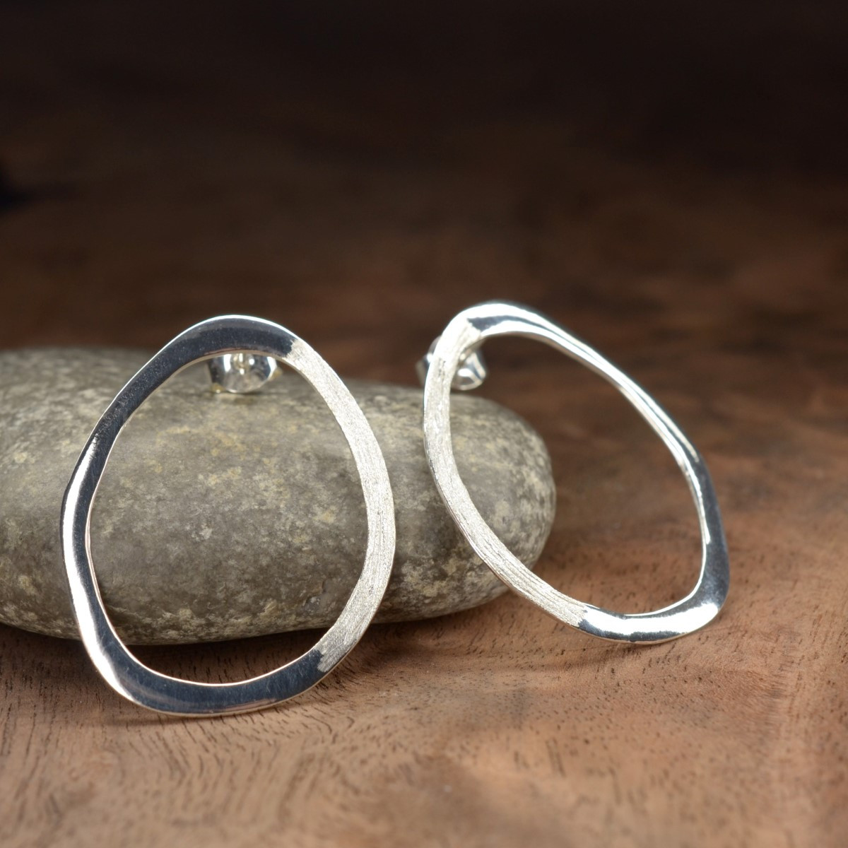 Boucles d'oreilles argent Pax