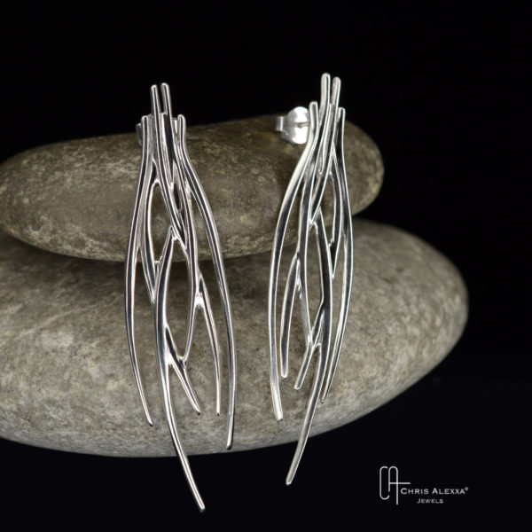 Boucles d'oreilles argent Drago